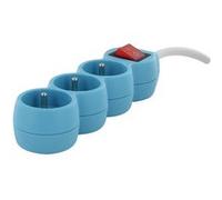 Chacon Bloc multiprise 3x16A 1,5 m 3G1,5 mm² Bleu