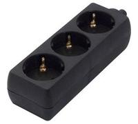 Bloc multiprise 3x16A sans Cordon - Noir - Chacon