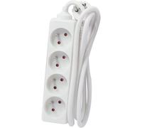 Chacon Bloc multiprise 4 prises 16A 1,5m blanc