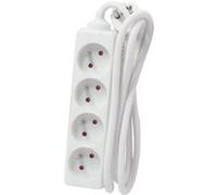 Bloc multiprise 4x16 A - Longueur 1,5 m - Blanc - Chacon