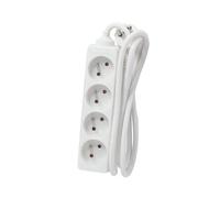 Chacon Bloc multiprise 4 prises 16 A Blanc 3 m