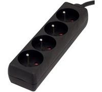 Chacon - Bloc multiprise 4x16A - 3500W 230V - câble H05VV-F 3x1,5mm² - 1,5m - Noir Noir G