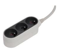 Chacon - Bloc multiprise Design 3x16A 1,5m - Gris gris