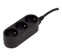 Chacon - Bloc multiprise Design 3x16A 1,5m - noir Noir