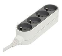 Chacon - Bloc multiprise Design 4x16A 1,5m - Gris gris