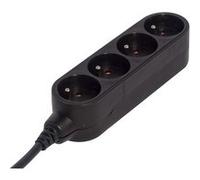 Chacon - Bloc multiprise Design 4x16A 3m - Noir Noir