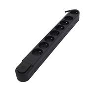 Chacon Bloc multiprise Design avec interrupteur 8 x 16A - 1,5 m - noir