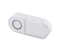 CHACON Bouton émetteur poussoir DiO pour carillon sans fil