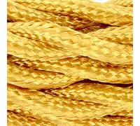 CHACON Câble Textile torsadé 3m - Doré
