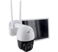 Caméra de surveillance extérieure Wi-Fi sans fil + panneau solaire 7,8W - IP65 - Chacon