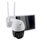 CHACON Caméra WiFi rotative d’extérieure sans Fil avec Panneau Solaire