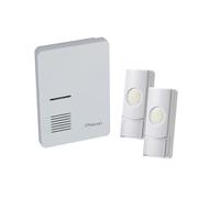 CHACON Carillon sans Fil + 2 Boutons poussoirs