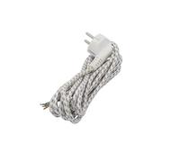 CHACON Cordon Fer à Repasser 3m 3 x 1 0mm² - Noir et Blanc