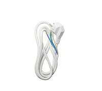 Chacon - Cordon H05VVF 3x1.5mm² - Noir ou Blanc - 1.5m ou 3m (Blanc, 3m)