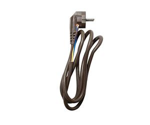 Chacon - Cordon H05VVF 3x1.5mm² - Noir ou Blanc - 1.5m ou 3m (Noir, 1.5m)