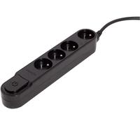 Chacon Design Power Strip 4 X 16 A With Switch 1.5 M Black