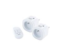 CHACON DiO Connect 2 Mini prises & Télécommande : 433MHz by DiO and WiFi, 3000W, ON/OFF, compatible Alexa + Google Home