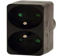 Chacon - Domino 2x16A - Noir Noir