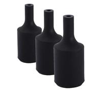 Chacon Douille Silicone E27- Noir (Lot de 3)