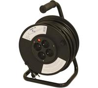 CHACON Enrouleur bricolage 40m 4 prises 16 A 3x1,5mm²