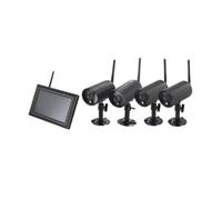Chacon Kit de 4 caméras sans fil avec écran tactile 1080p