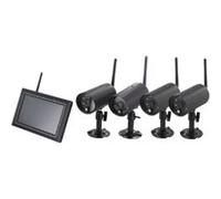 Chacon Kit de 4 caméras sans fil avec écran tactile 1080p