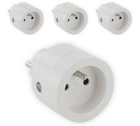 Chacon - Lot de 4 prises programmateur Wi-Fi 2300W - connectée - Blanc
