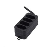 Multiprise Type EUR 4x2,5A - 1,5 m - Noir - Chacon