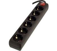 Chacon - Multiprise 6x16 A + interrupteur - 1,5 m - noir Noir