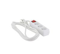 CHACON multiprise électrique 3 x 16 A avec Interrupteur- 3m - Blanc