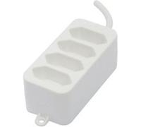 - Multiprise type EUR 4x2,5A - 1,5 m - Blanc