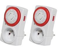 CHACON Programmateur mécanique hebdomadaire (Lot de 2)