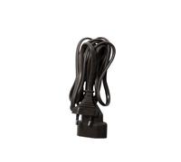 Chacon Prolongateur, H03VVH2F, 2 x 0.75mm2, 2.5A, 5m, noir, 5 m, Mâle-Femelle, Noir