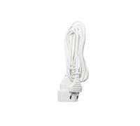 CHACON Prolongateur H03VVH2F, 2 x 0.75mm2, 2.5m, Blanc - Cables électriques (2 x 0.75mm2, 2.5m, Blanc, 2,5 m, Male Connector/Female Connector, Blanc)