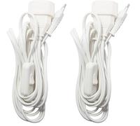 Chacon - Prolongateur H03VVH2F 2m ou 4m + Interrupteur (4m) (Lot de 2)