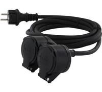 Chacon Prolongateur HO5RR-F 3 x1,5mm2- IP44 Dual-Head - 10m -