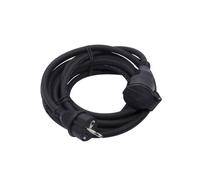 CHACON Prolongateur HO7RN-F 3 x 1,5 mm² - 5 m - Noir Noir