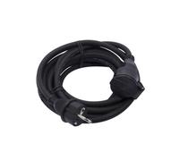CHACON Prolongateur HO7RN-F 3 x 1.5 mm2 - 5 m - Noir