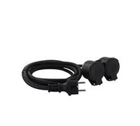 Chacon Prolongateur rallonge extérieur étanche HO5RR-F 3 x1,5mm2- IP44 Dual-Head - 10m