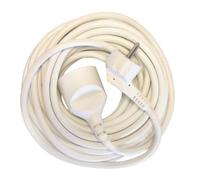 CHACON Rallonge électrique 1,5 m HO5VVF 3x1,5 mm2 blanc