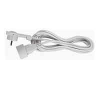 Prolongateur fiche Plate HO5VVF 3x1,5mm²- 5m - Blanc - Chacon
