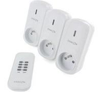 Set de 3 prises On/Off+ Télécommande 2000W - FR