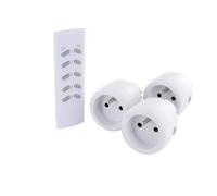 CHACON Set de 3 Prises on/Off + télécommande