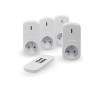 CHACON Set de 4 Prises on/Off + télécommande