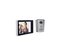 CHACON Visiophone Filaire 2 Fils 7'' - Noir