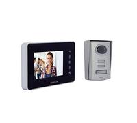 Chacon Vidéophone filaire écran couleur 4,3'' IP44 Noir