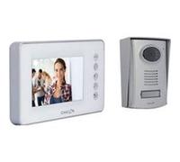 Chacon Visiophone 4,3" 4 fils couleur mains libres vision nocturne Blanc