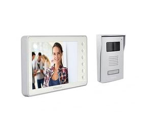 Chacon Visiophone Filaire 2 Fils 7'' - Blanc