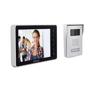 CHACON Visiophone Filaire 2 Fils 7'' - Noir