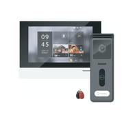 Téléphone vidéo à 2 fils avec écran tactile de 7" et déverrouillage RFID